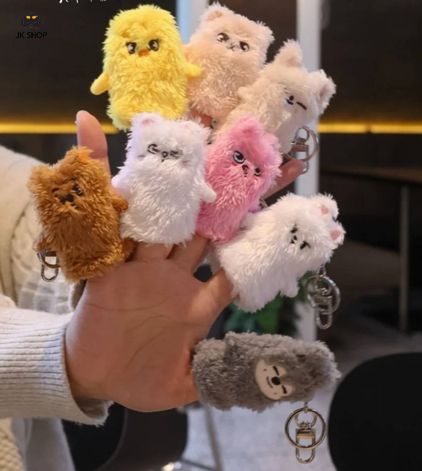 SK mini Finger Plushies