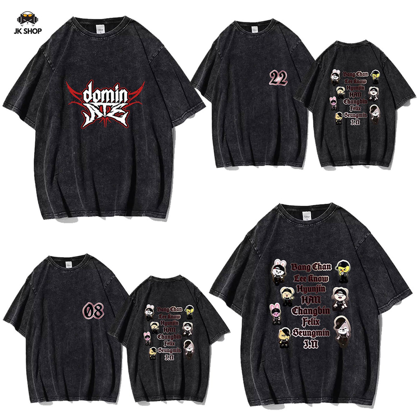 SK 2025 Tour Vintage Washed T-Shirt OT8 Collection