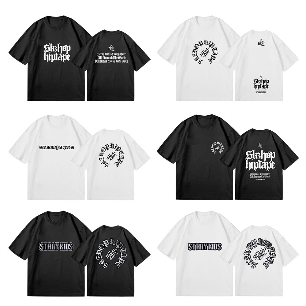StrayKids HOP Pure Cotton T-Shirt Collection