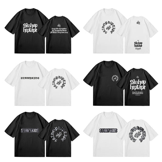 StrayKids HOP Pure Cotton T-Shirt Collection