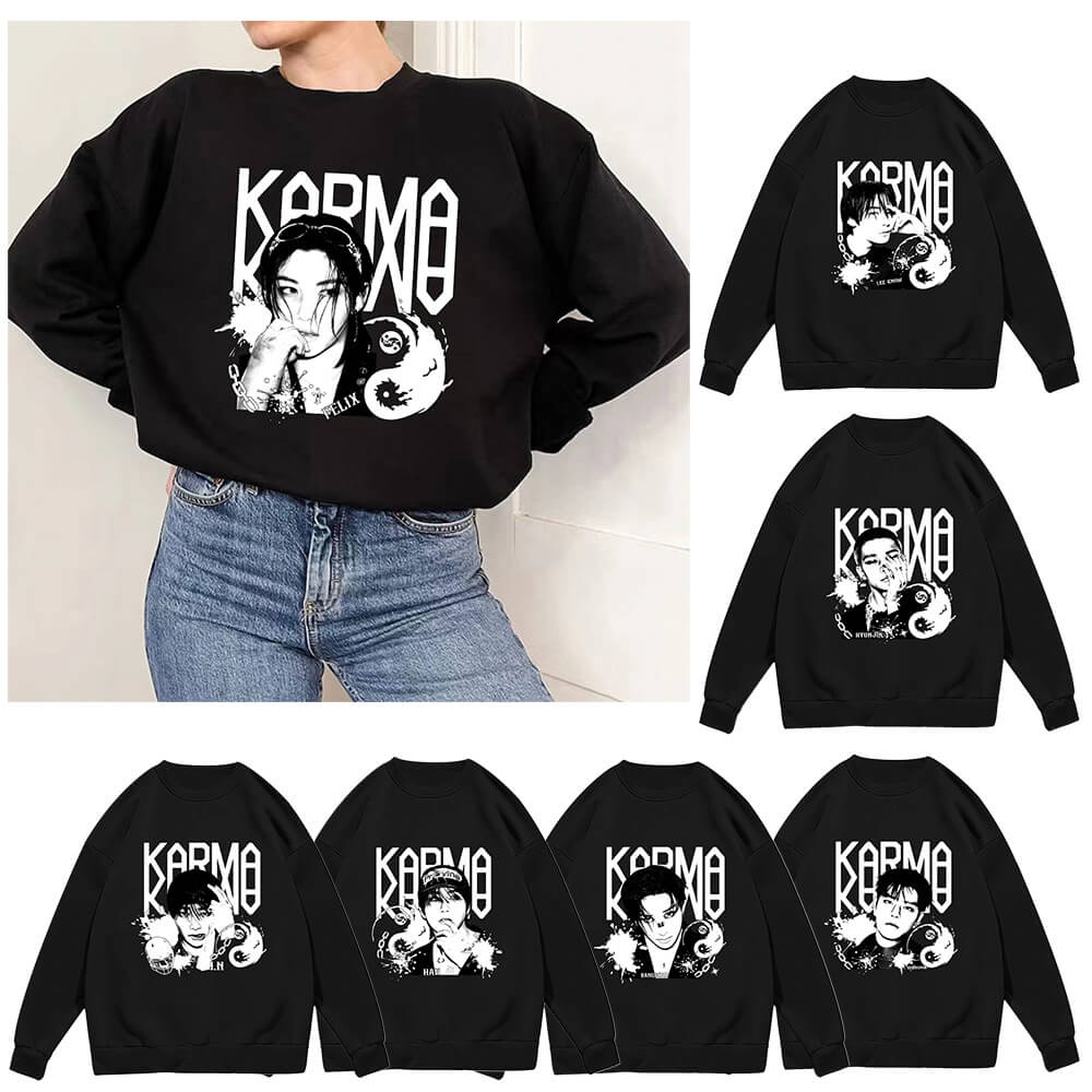 SK KARMA OT8 bias Hoodless Hoodie Collection