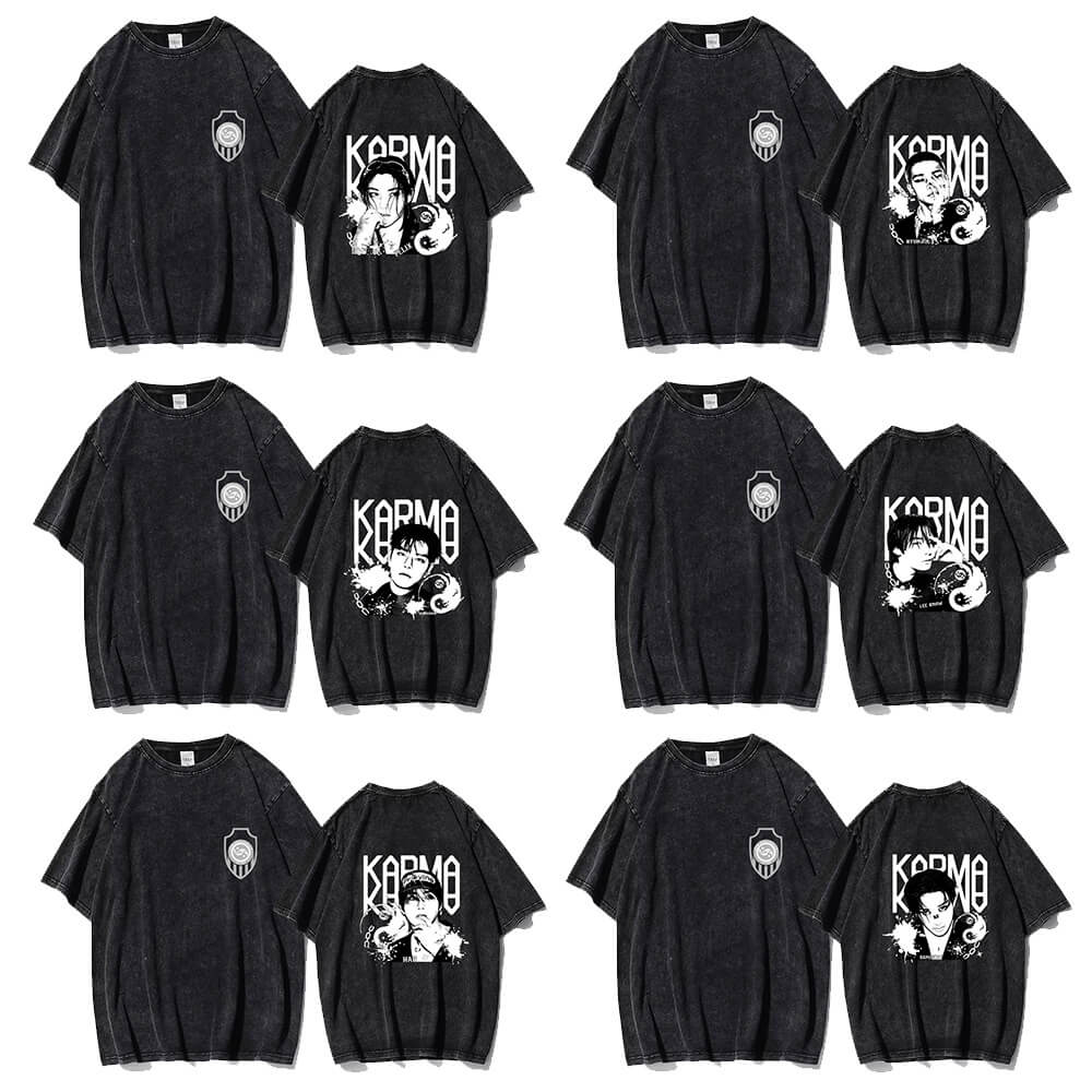 SK KARMA Tour OT8 Vintage Washed T-Shirt OT8 Collection