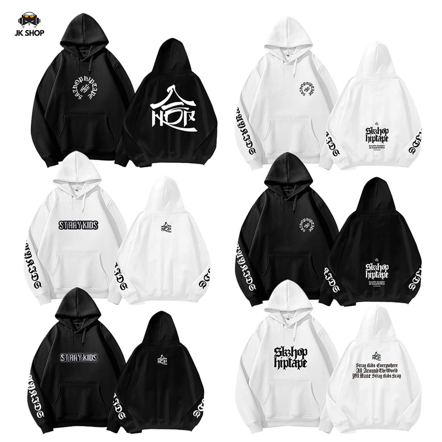 StrayKids HOP Hoodie Collection