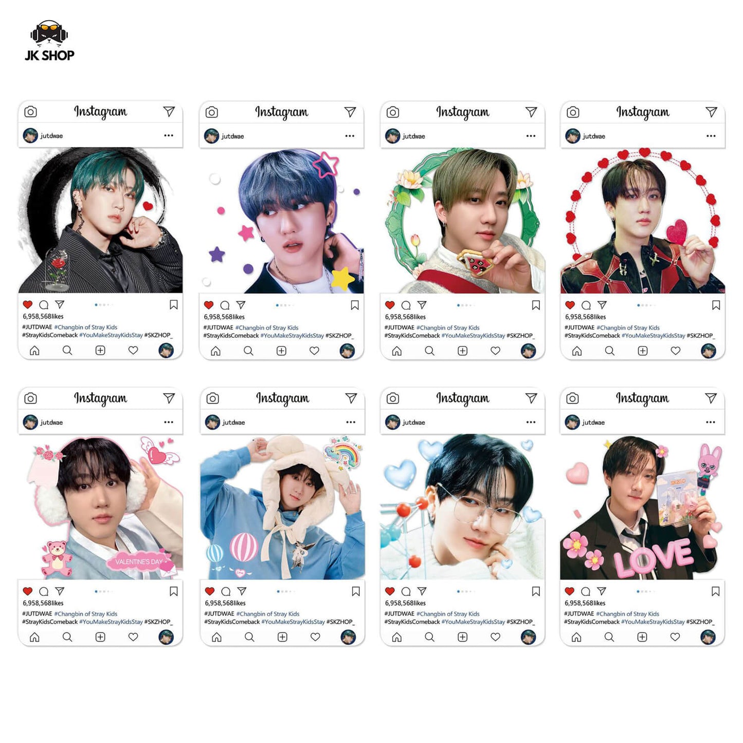 Straykids Transparent instagram Card Collection<New KARMA Collection!>