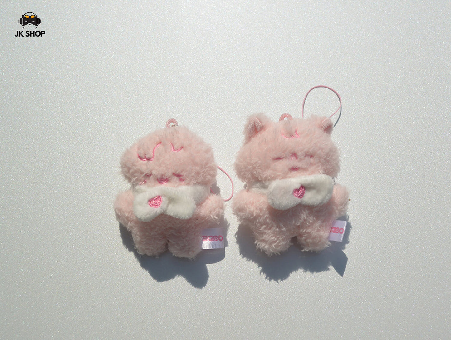 SK pink mini Scarf Plushies