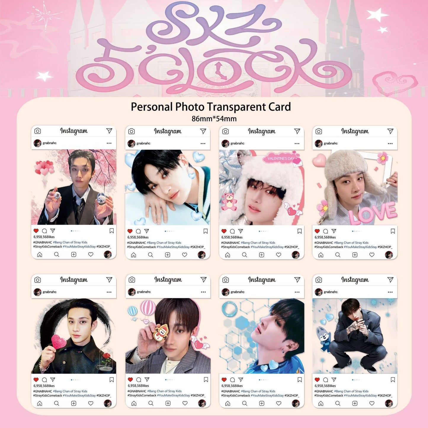 Straykids Transparent instagram Card Collection<New KARMA Collection!>