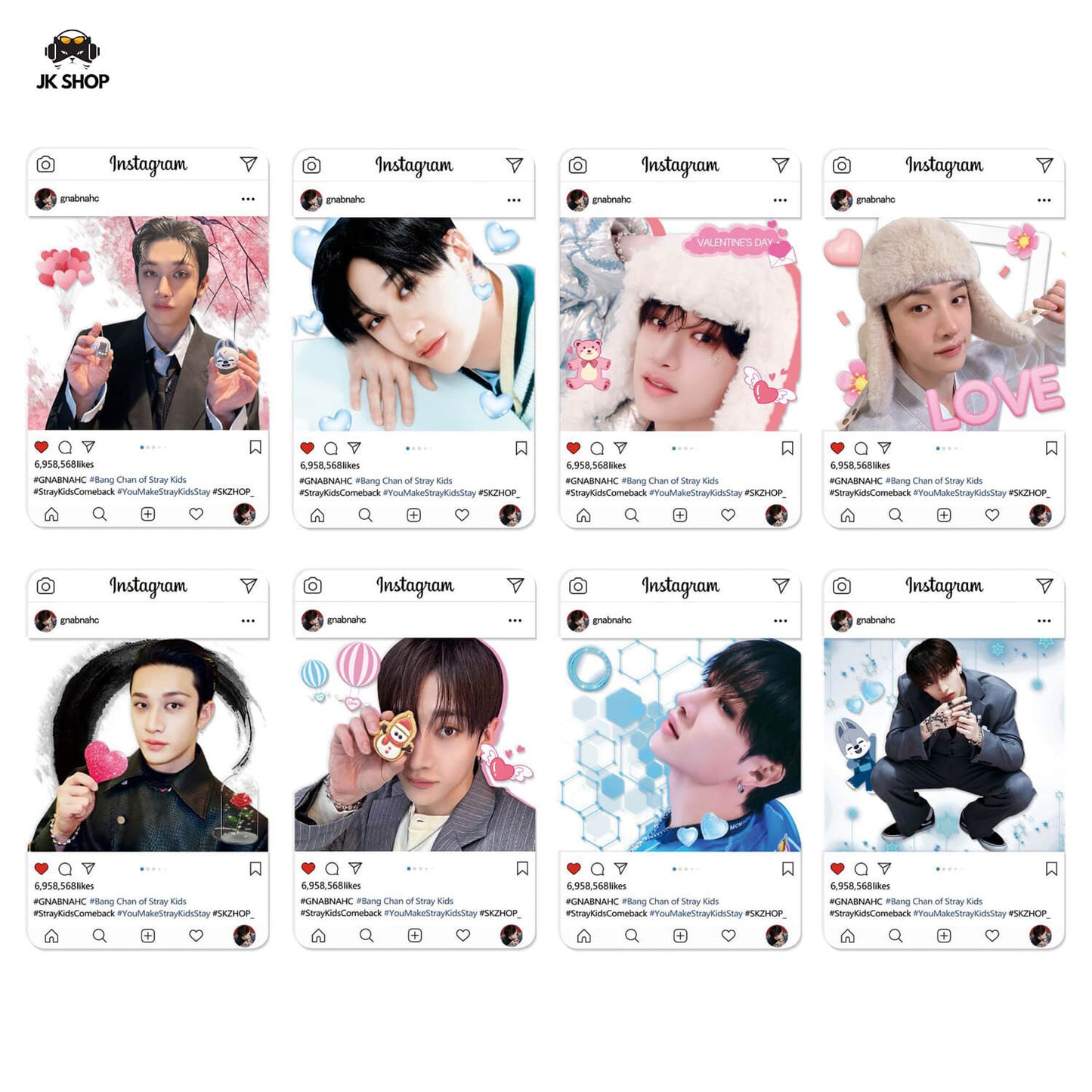 Straykids Transparent instagram Card Collection<New KARMA Collection!>