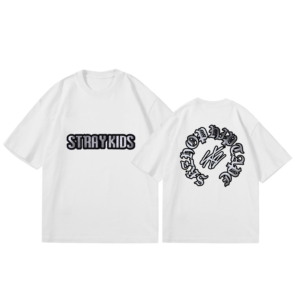StrayKids HOP Pure Cotton T-Shirt Collection