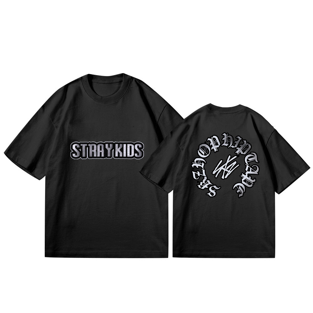 StrayKids HOP Pure Cotton T-Shirt Collection