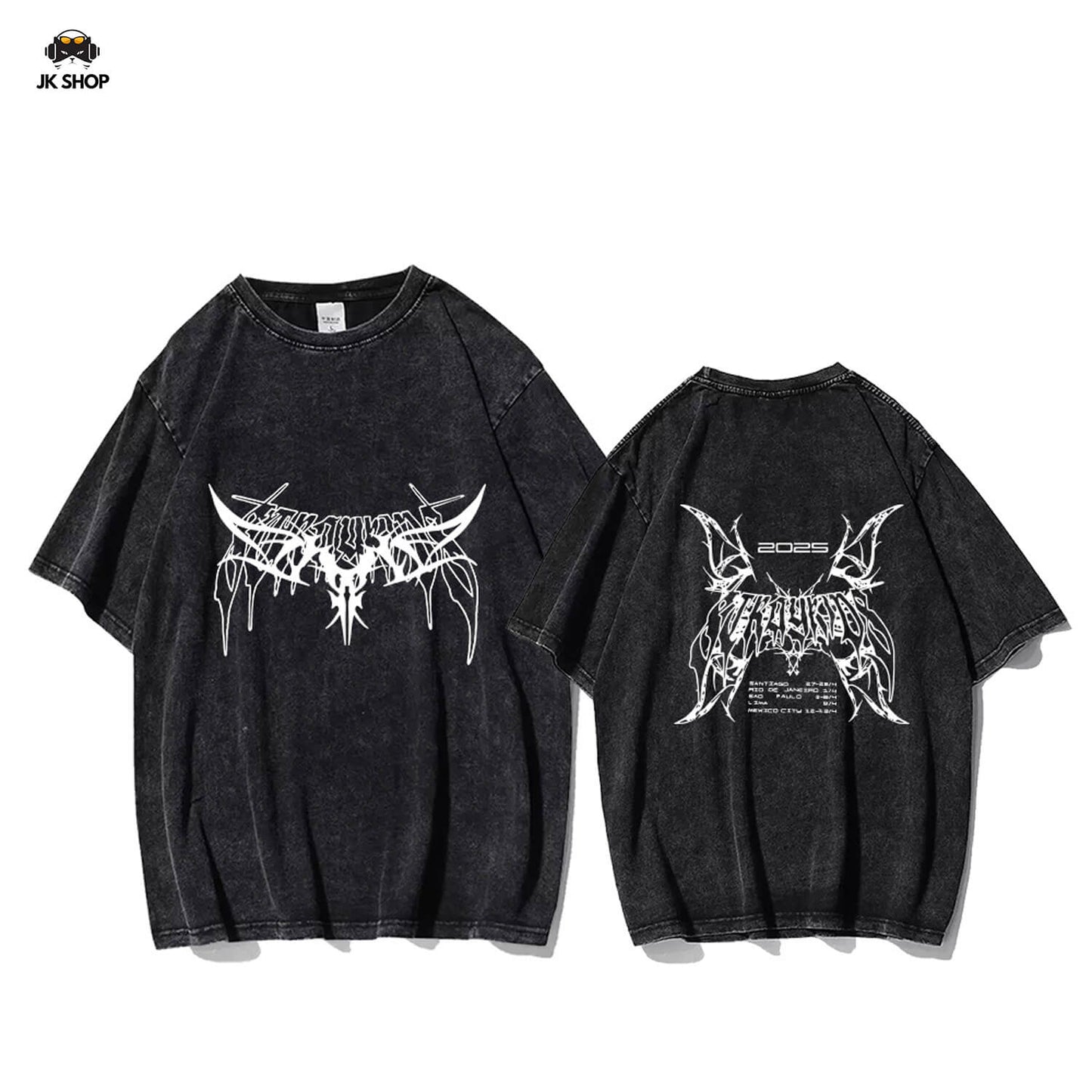 StrayKids Domin ATE Tour Vintage Washed T-Shirt Collection2