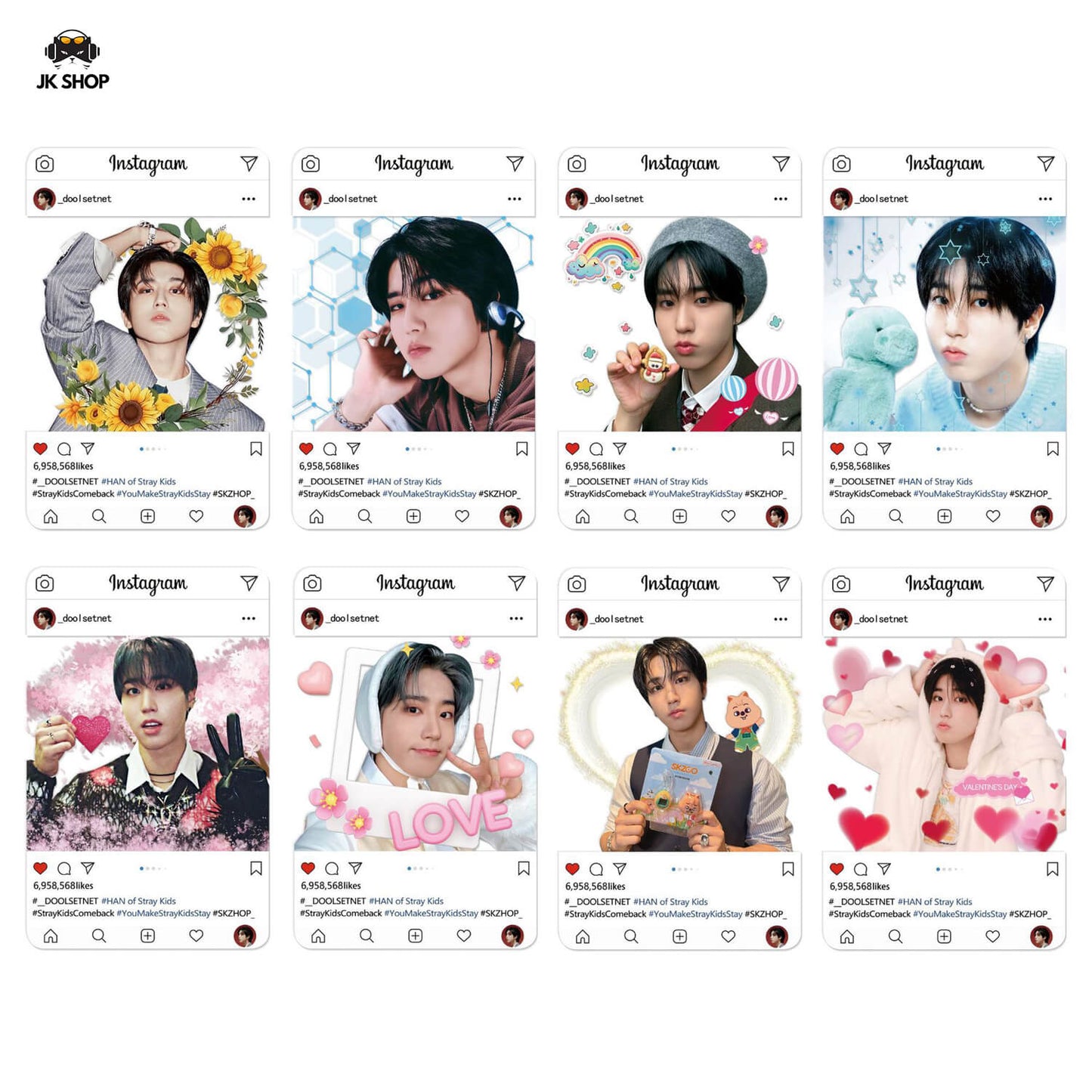 Straykids Transparent instagram Card Collection<New KARMA Collection!>