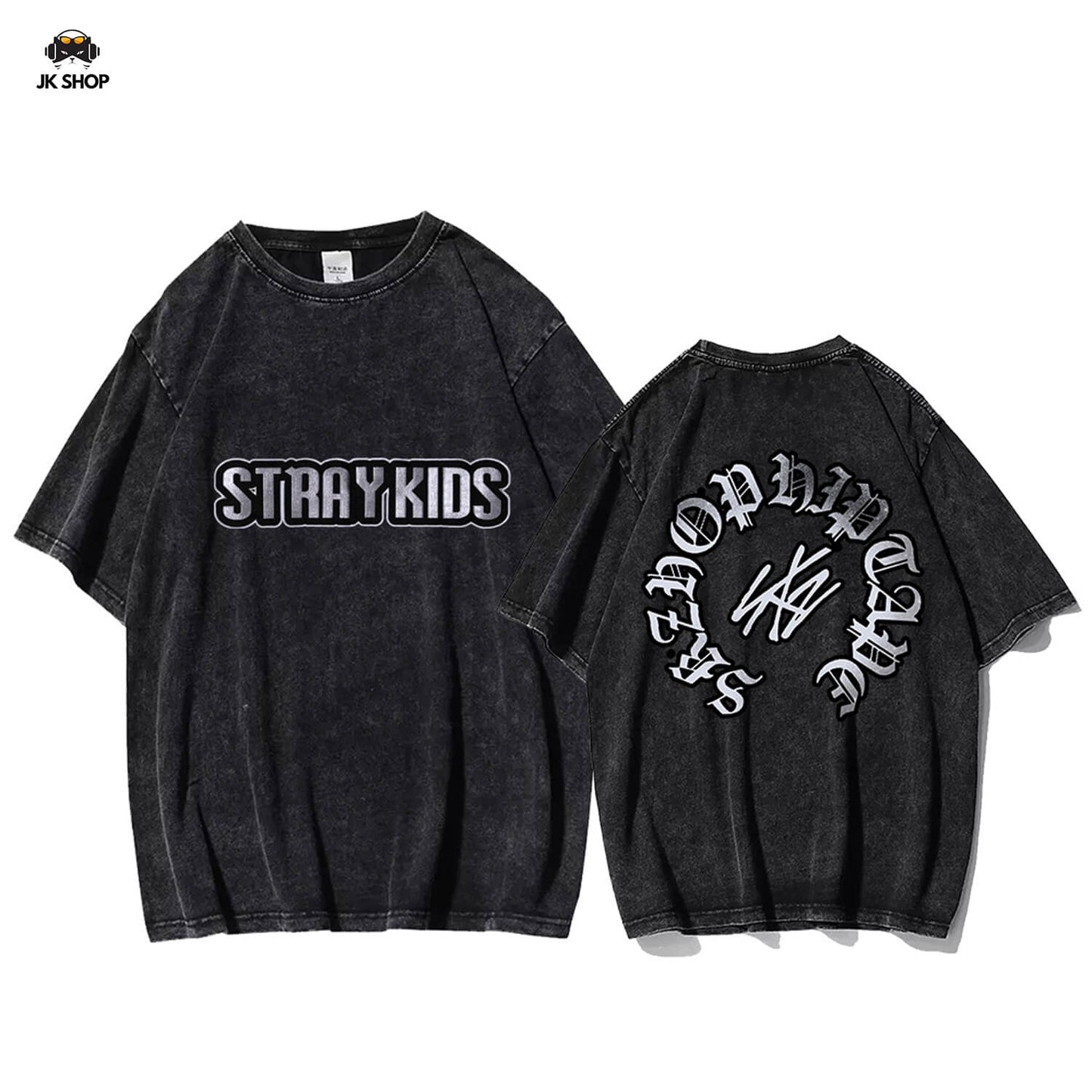 StrayKids insipired HOP Vintage Washed T-Shirt