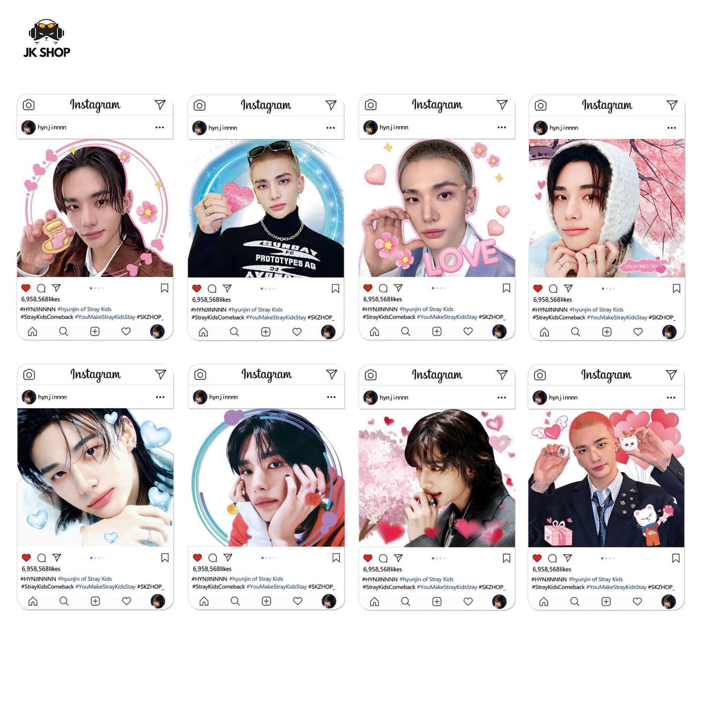 Straykids Transparent instagram Card Collection<New KARMA Collection!>