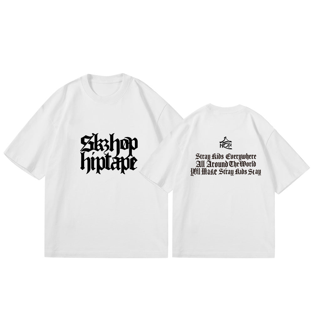 StrayKids HOP Pure Cotton T-Shirt Collection