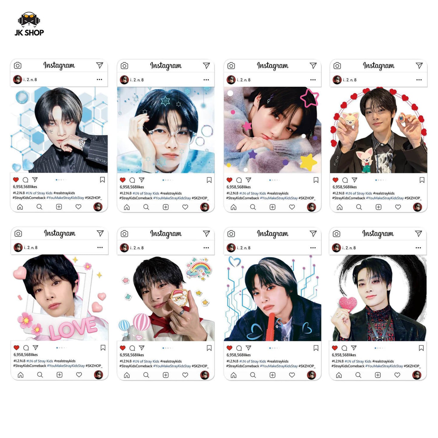 Straykids Transparent instagram Card Collection<New KARMA Collection!>