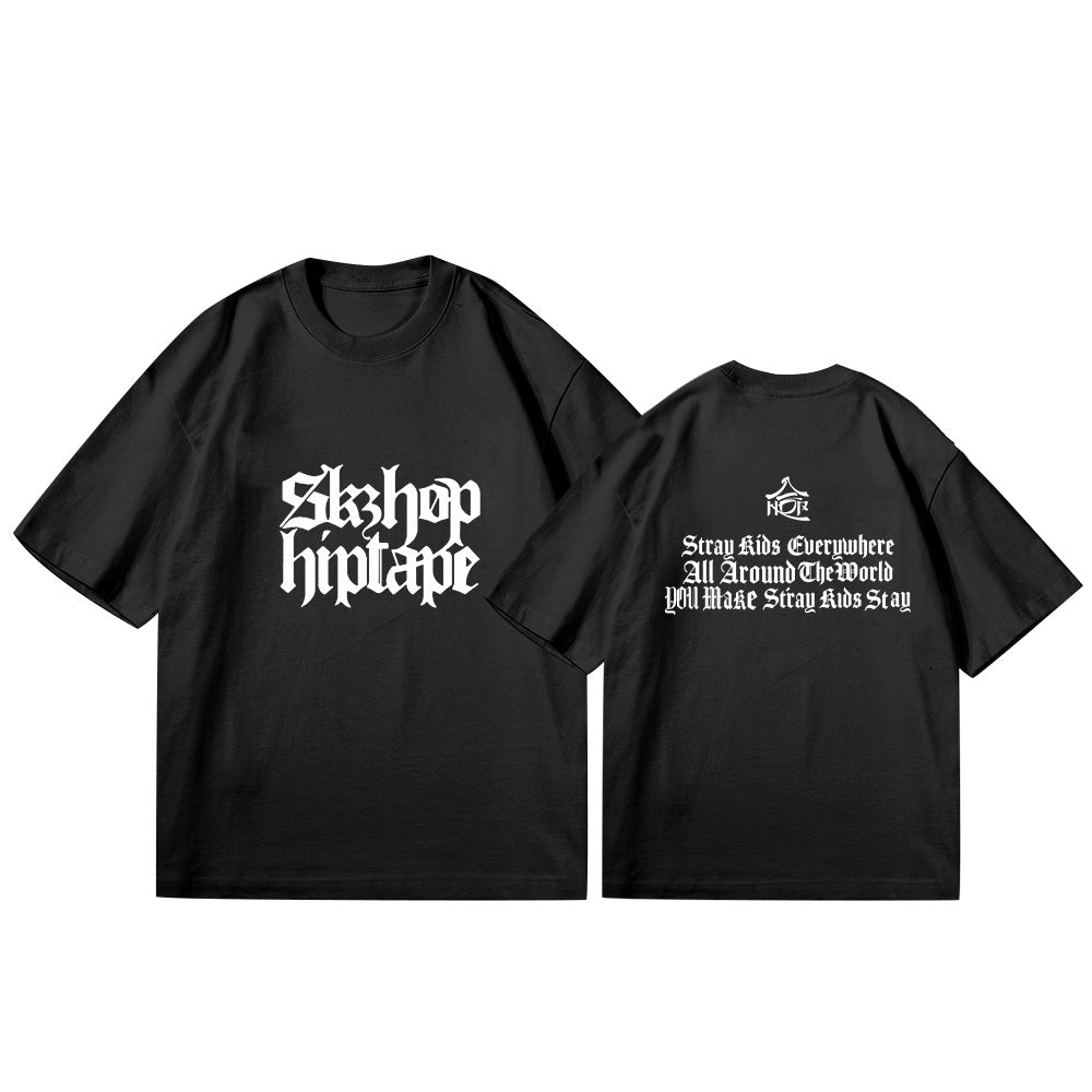 StrayKids HOP Pure Cotton T-Shirt Collection