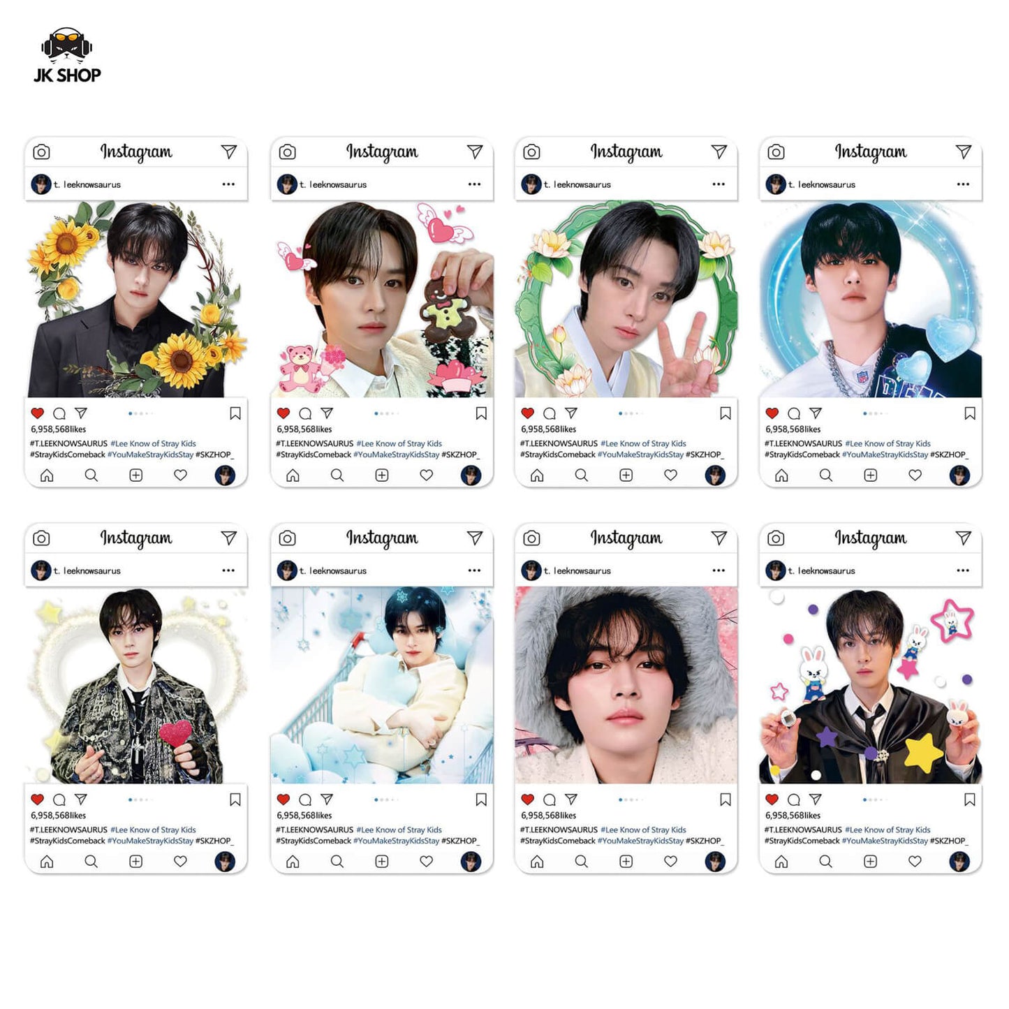 Straykids Transparent instagram Card Collection<New KARMA Collection!>