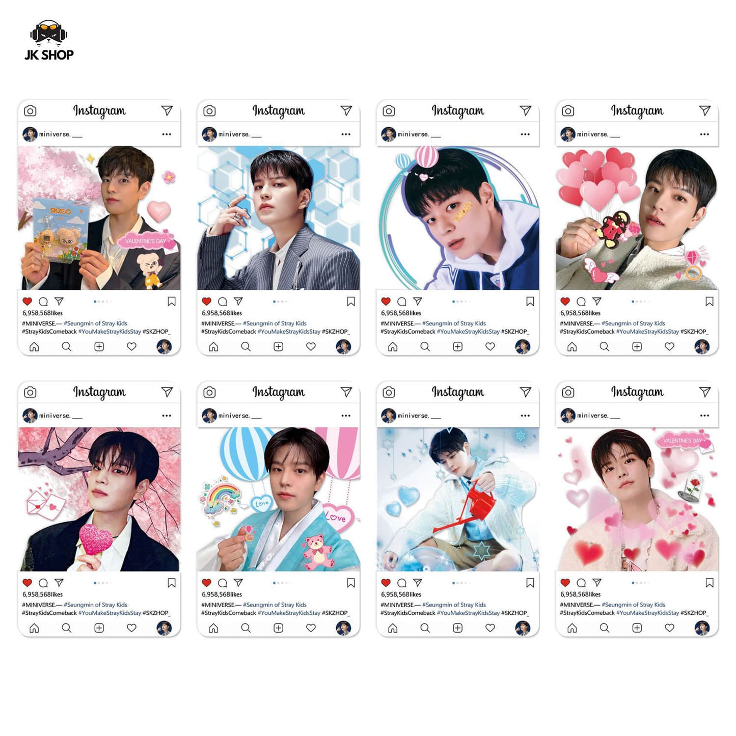 Straykids Transparent instagram Card Collection<New KARMA Collection!>