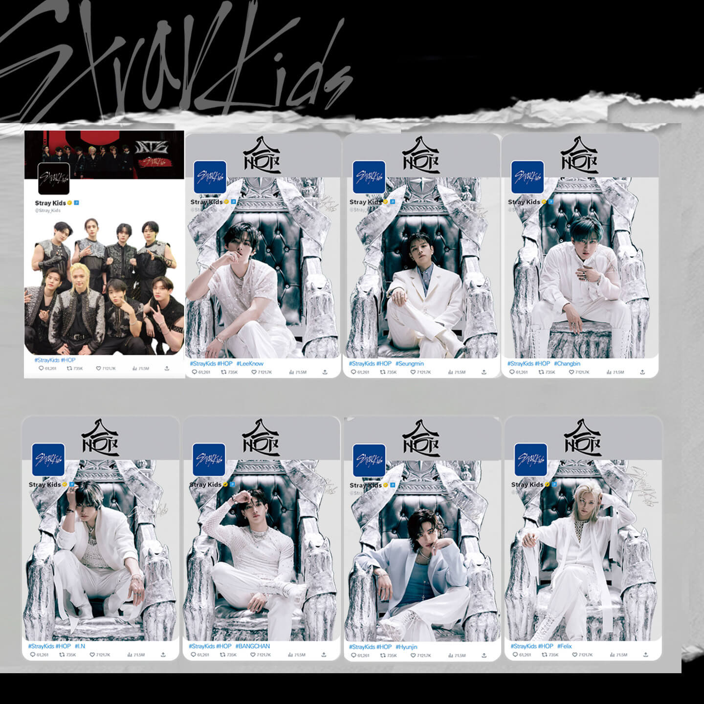 Straykids Transparent instagram Card Collection<New KARMA Collection!>