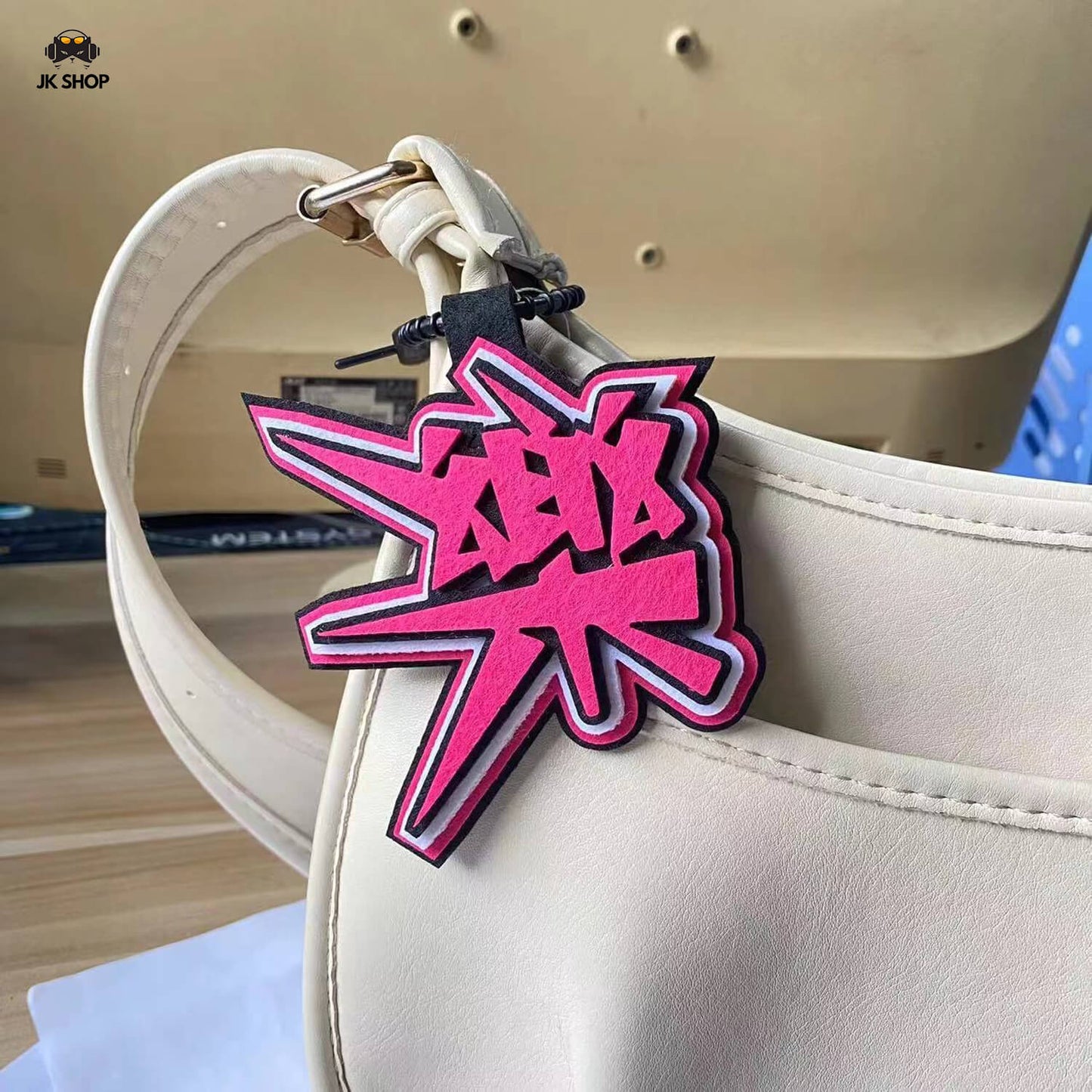 SK Handmade Plush Non-Woven Fabric Keychain Charm