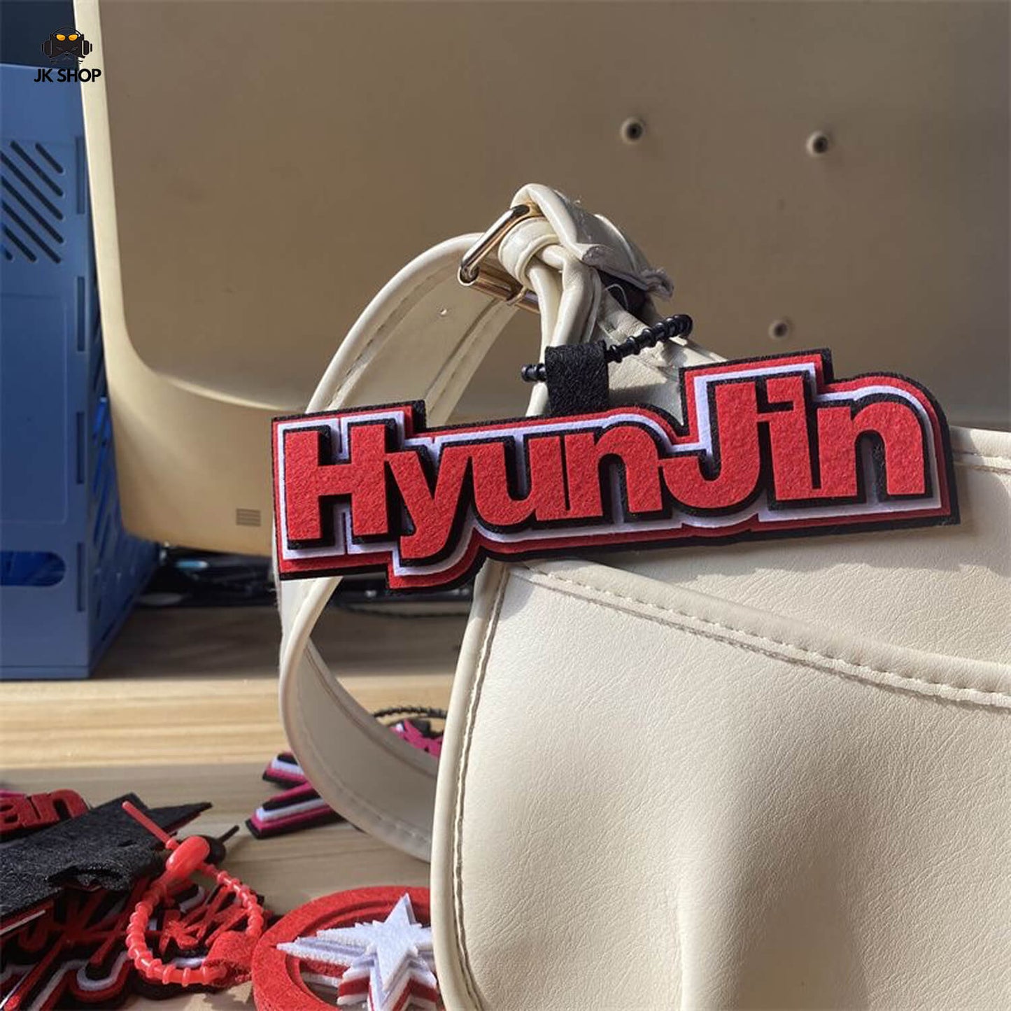 SK Handmade Plush Non-Woven Fabric Keychain Charm