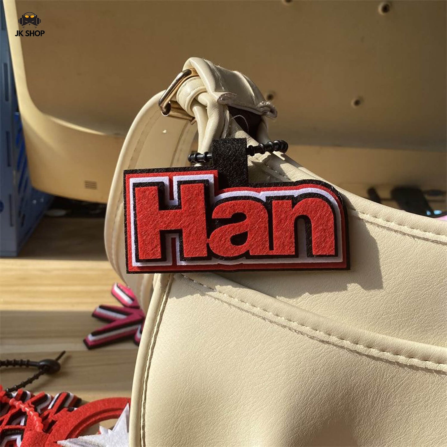 SK Handmade Plush Non-Woven Fabric Keychain Charm