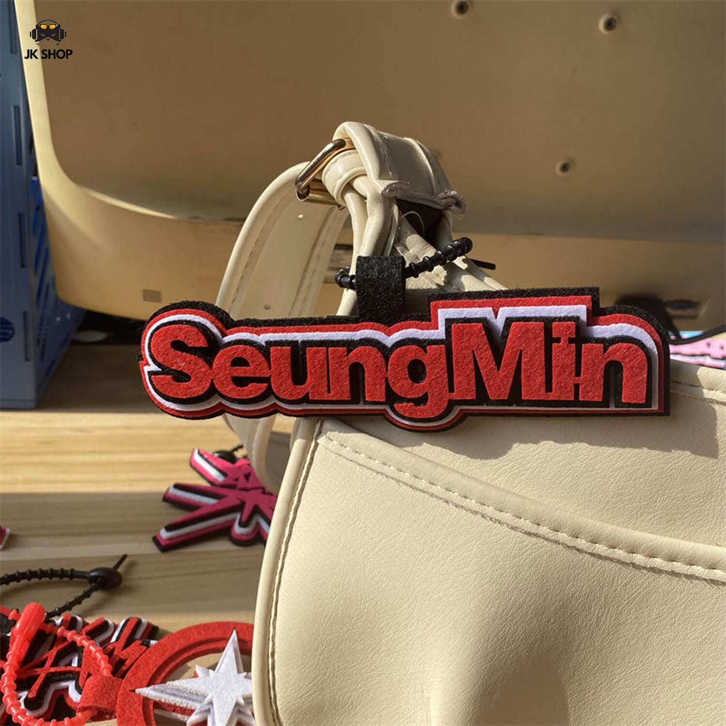 SK Handmade Plush Non-Woven Fabric Keychain Charm