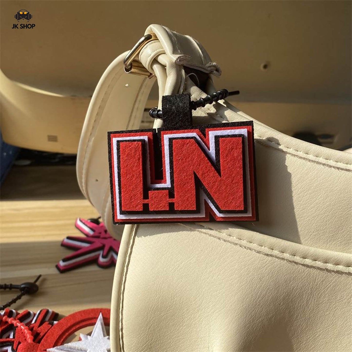 SK Handmade Plush Non-Woven Fabric Keychain Charm