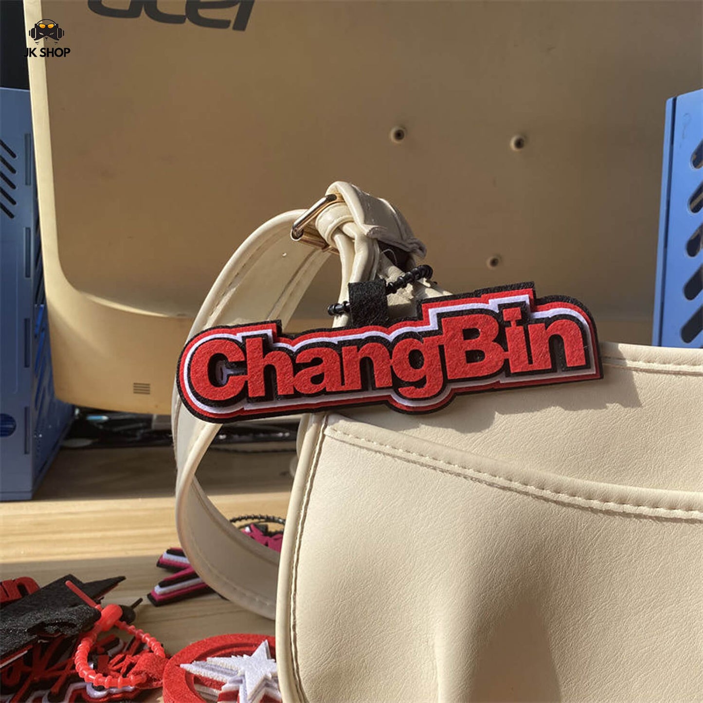 SK Handmade Plush Non-Woven Fabric Keychain Charm