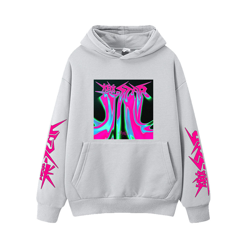 StrayKids Rockstar Album Cover Hoodie Collection