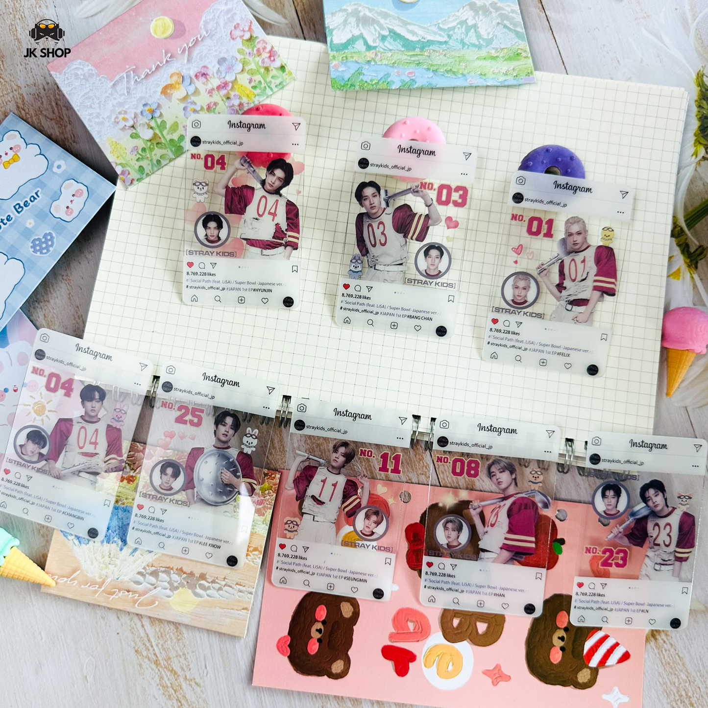 Straykids Transparent instagram Card Collection<New KARMA Collection!>