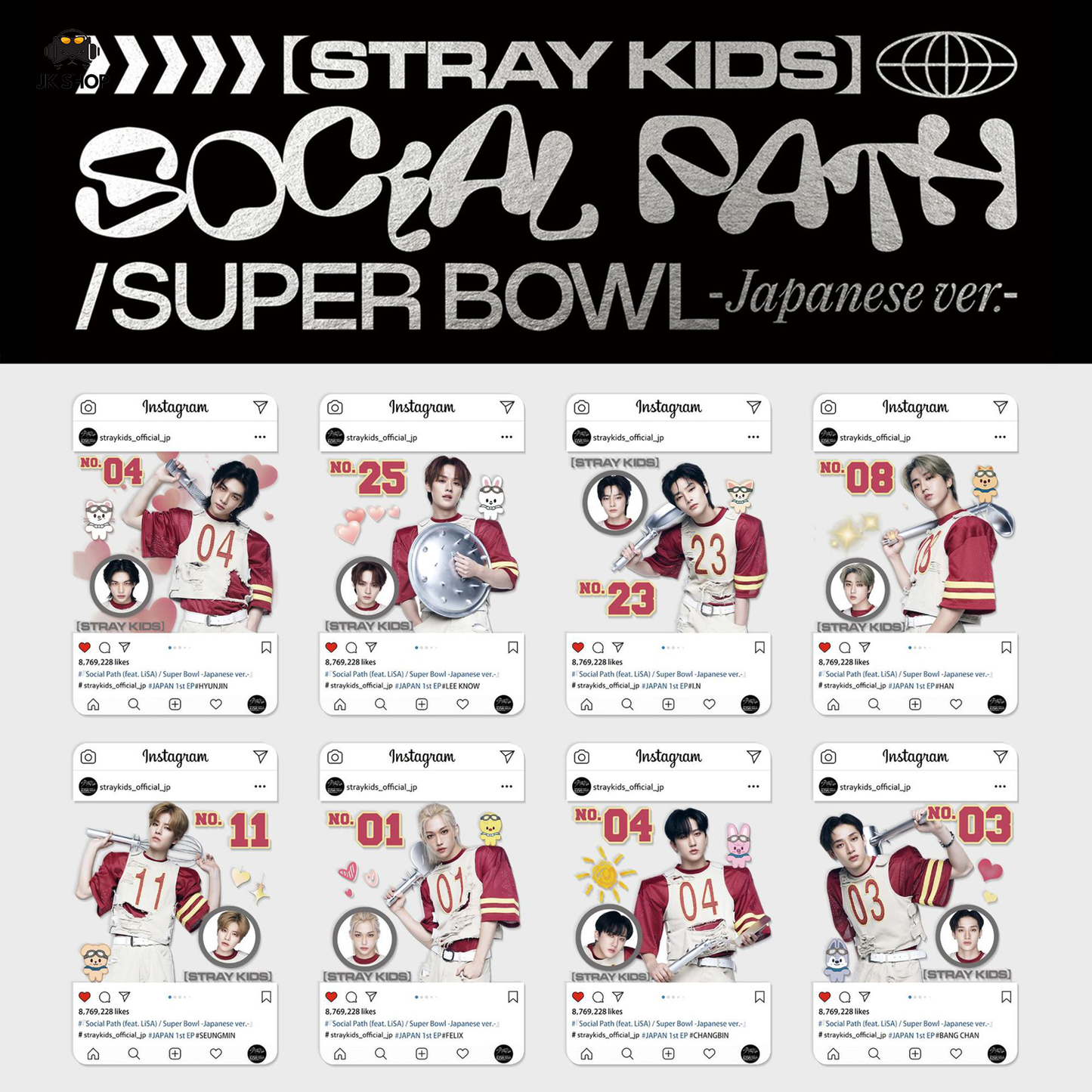Straykids Transparent instagram Card Collection<New KARMA Collection!>