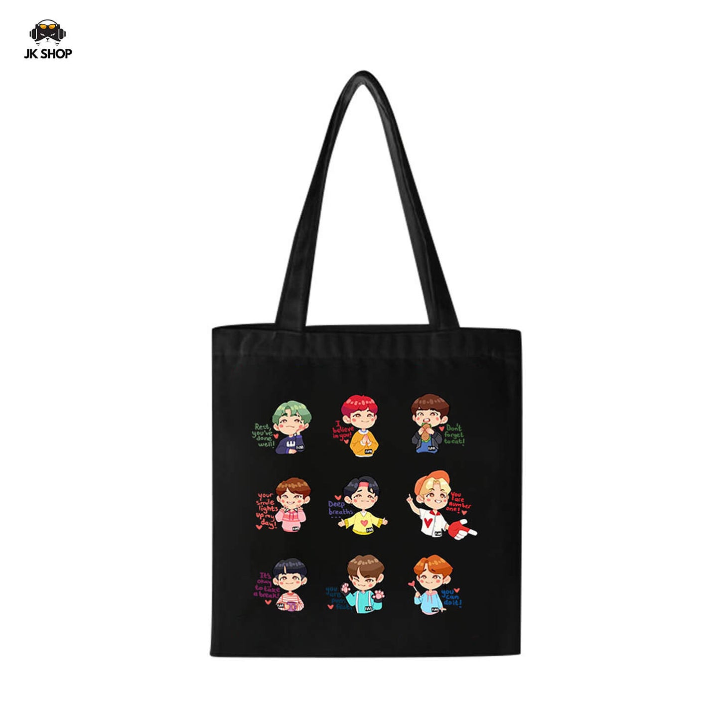 StrayKids Cartoon Totebag