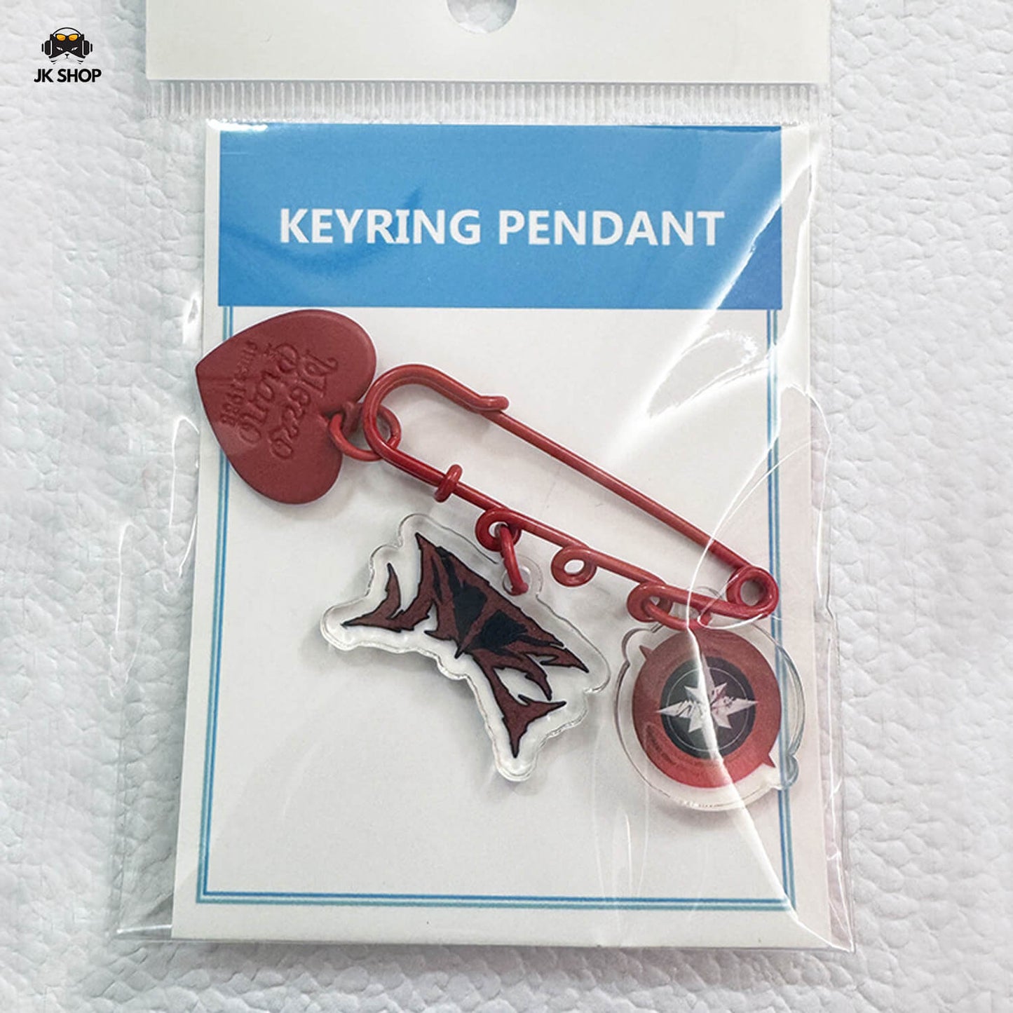 SK ATE Acrylic Paperclip Keychain