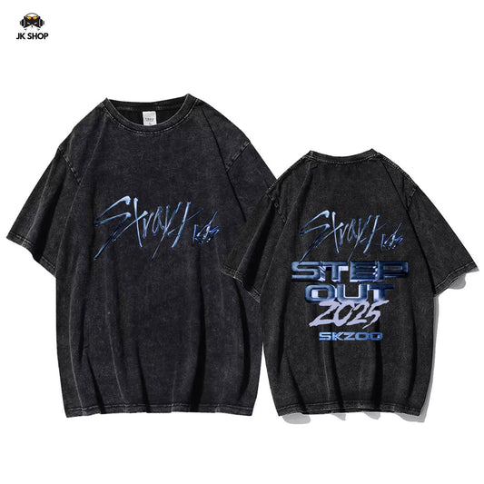 StrayKids insipired StepOut Vintage Washed T-Shirt