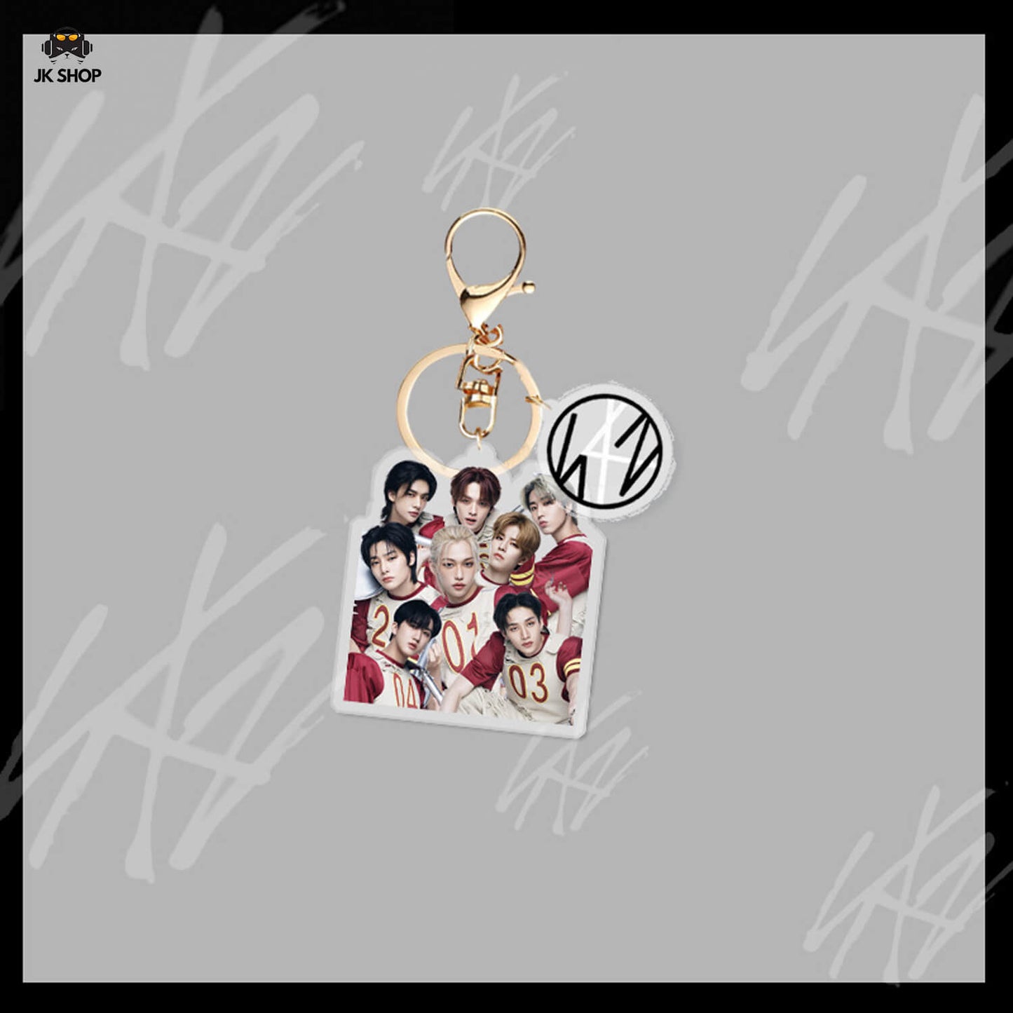 SK Social Path Acrylic Keychain