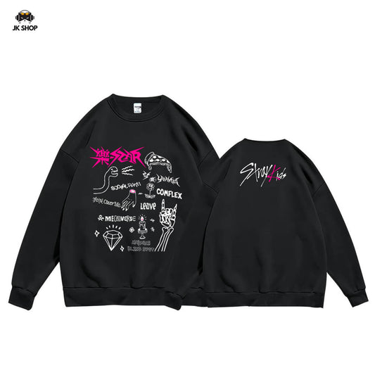 StrayKids RockStar Booklet Hoodless Hoodie Collection