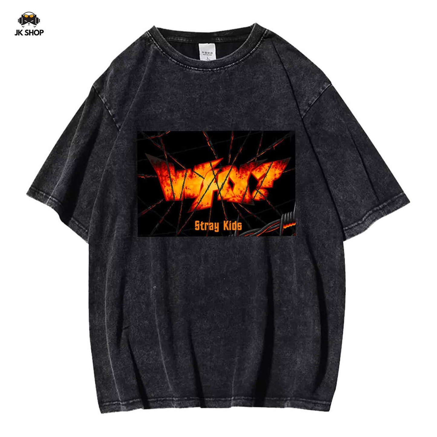 StrayKids WHY? Vintage Washed T-Shirt