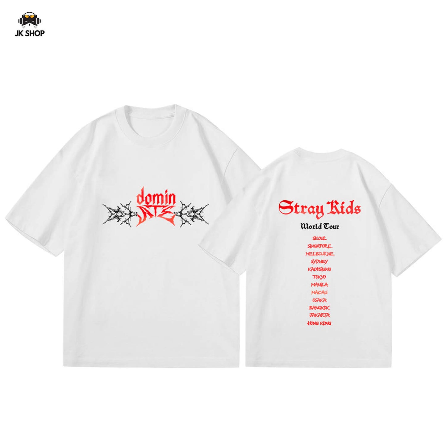 StrayKids dominATE Pure Cotton T-Shirt Collection
