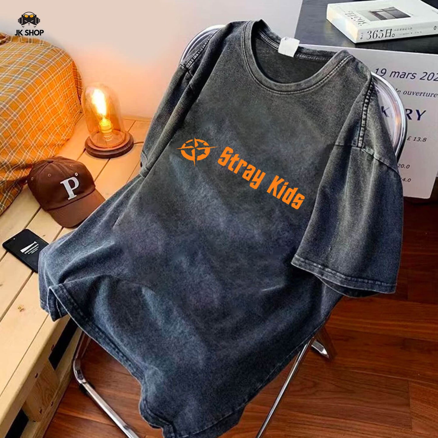 StrayKids WHY? Vintage Washed T-Shirt