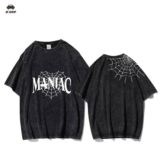 StrayKids Maniac Vintage Washed T-Shirt