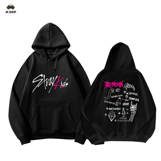 StrayKids RockStar Booklet Hoodie