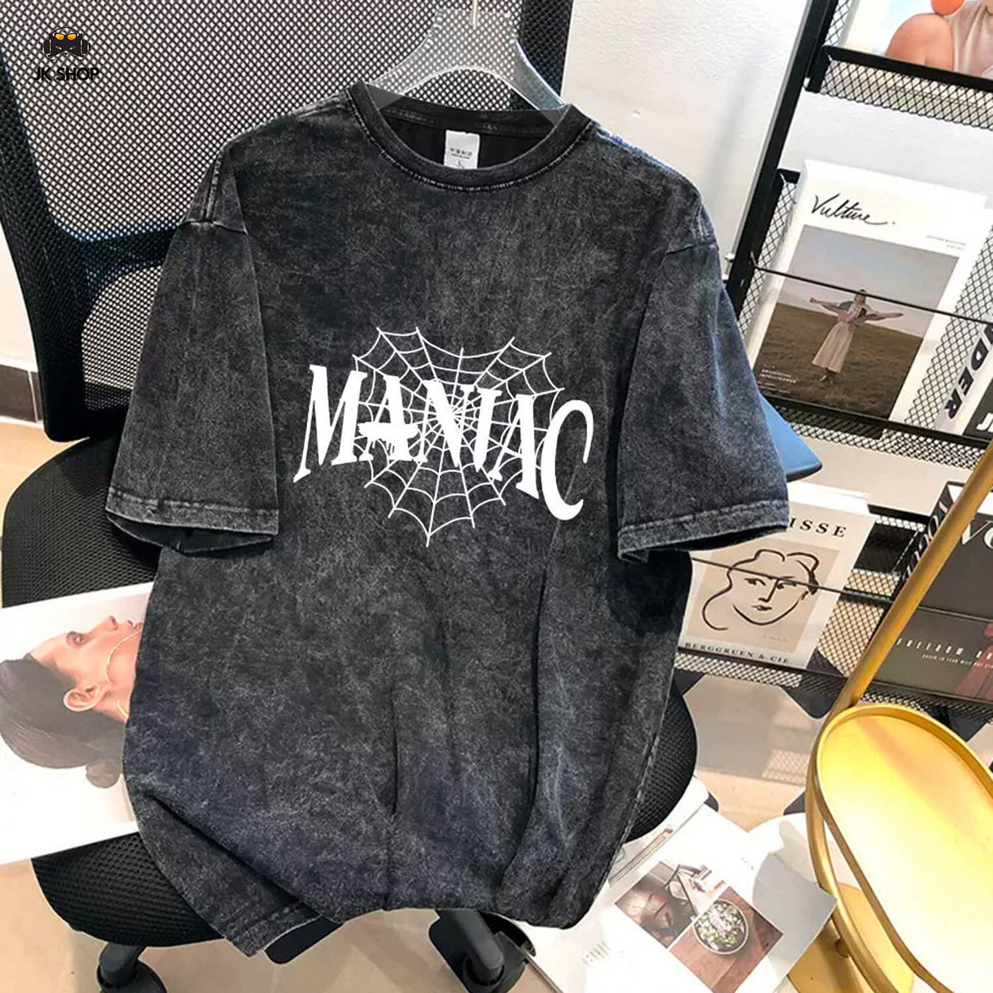 StrayKids Maniac Vintage Washed T-Shirt