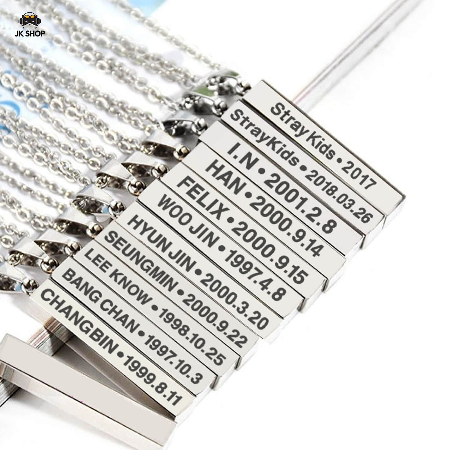StrayKids All Member Necklace Collection