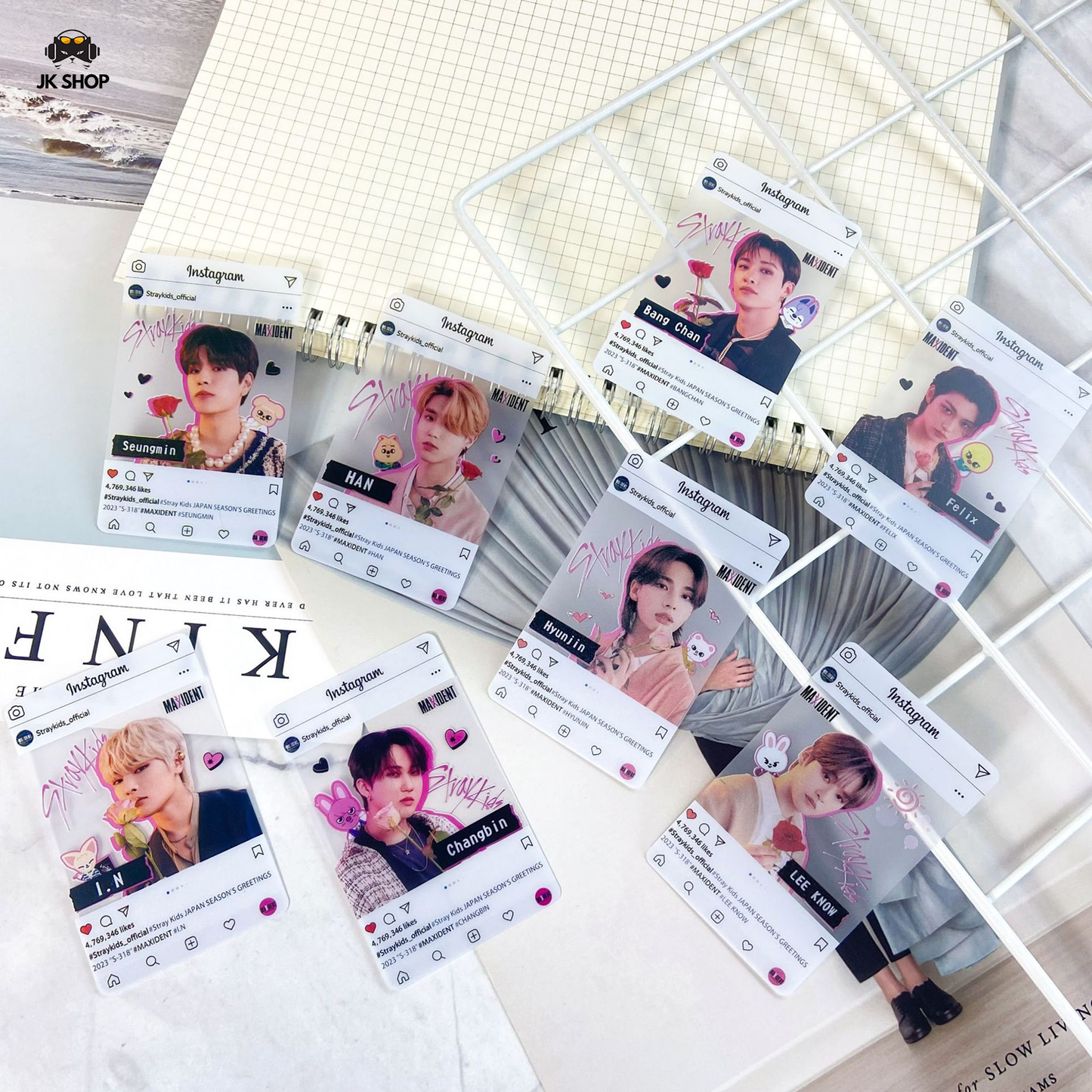 Straykids Transparent instagram Card Collection<New KARMA Collection!>