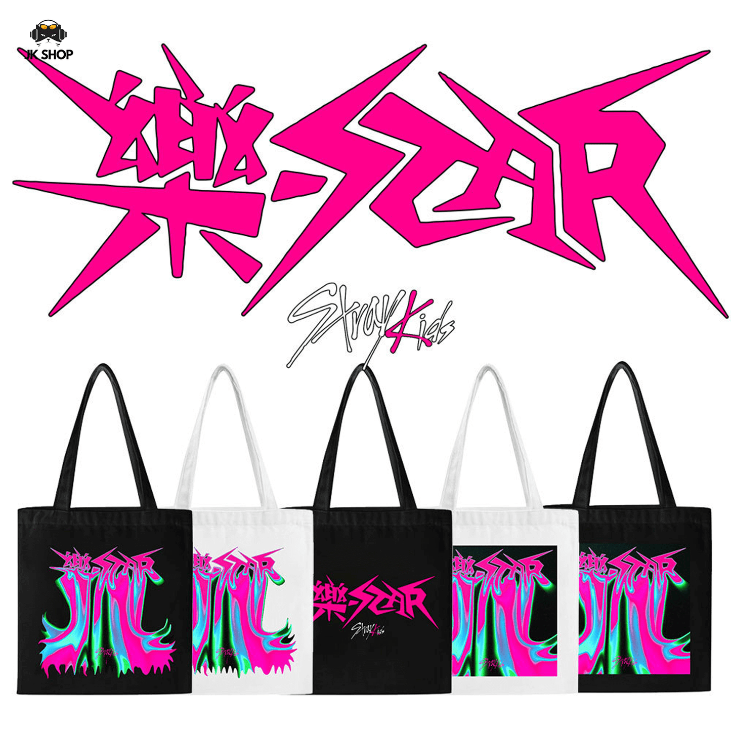 StrayKids Rockstar totebag