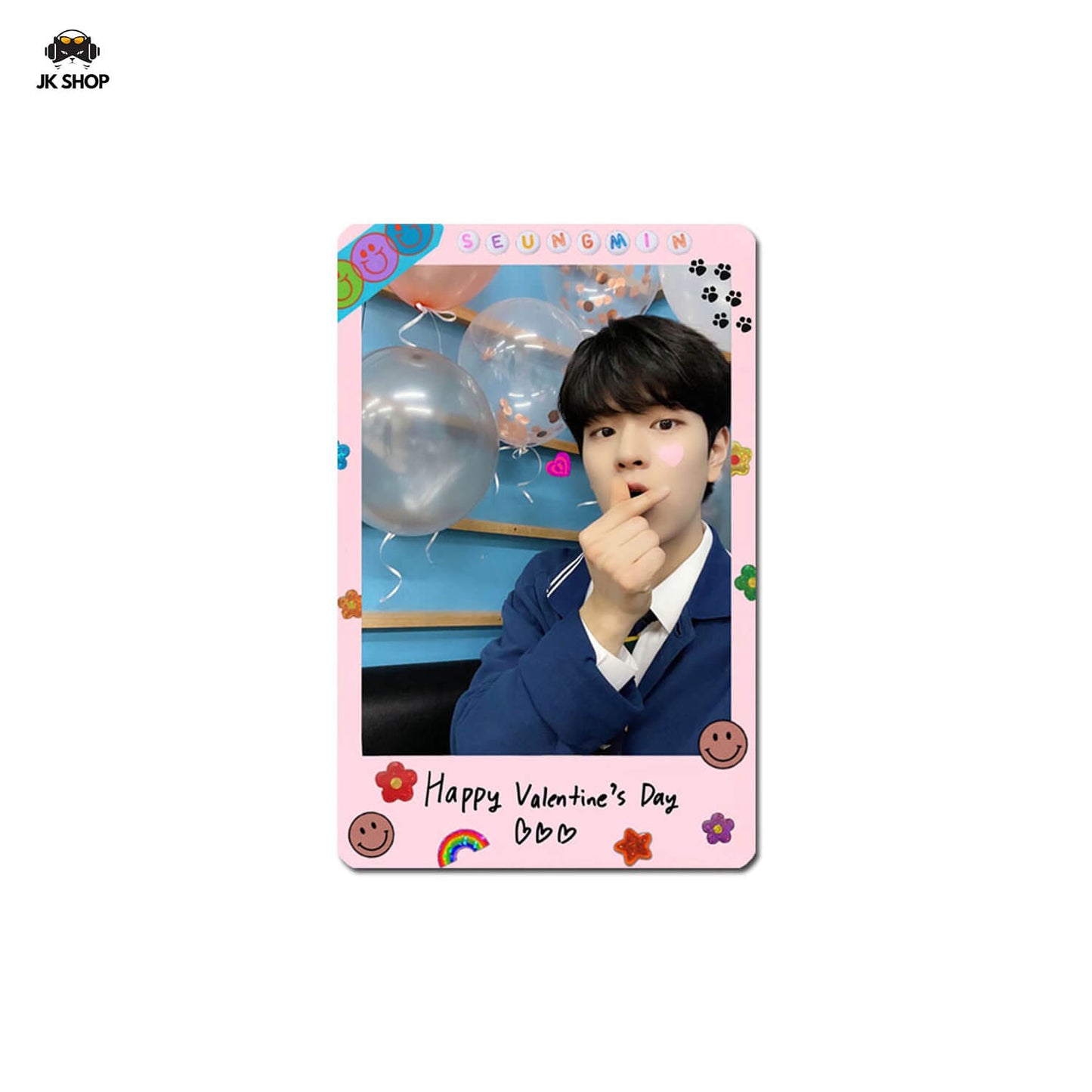 StrayKids Pink Polaroid Card