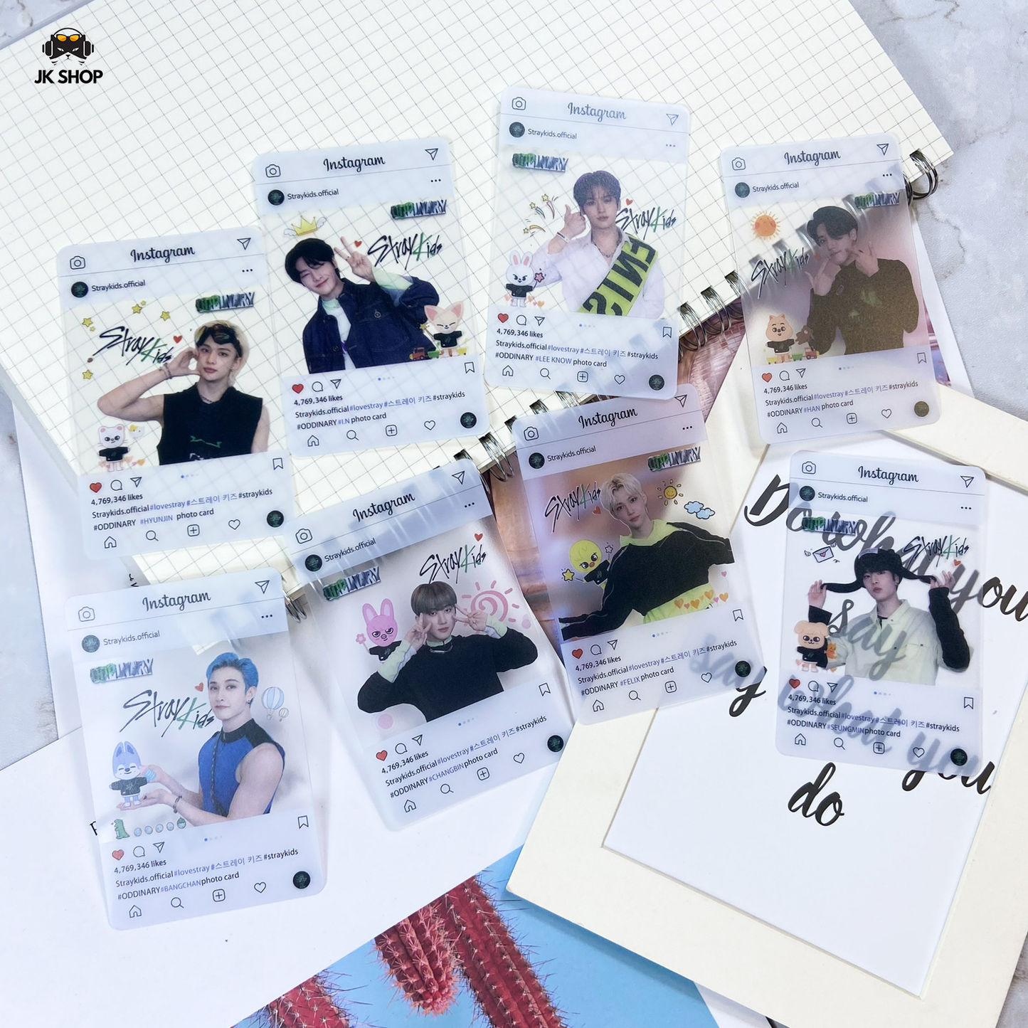 Straykids Transparent instagram Card Collection<New KARMA Collection!>