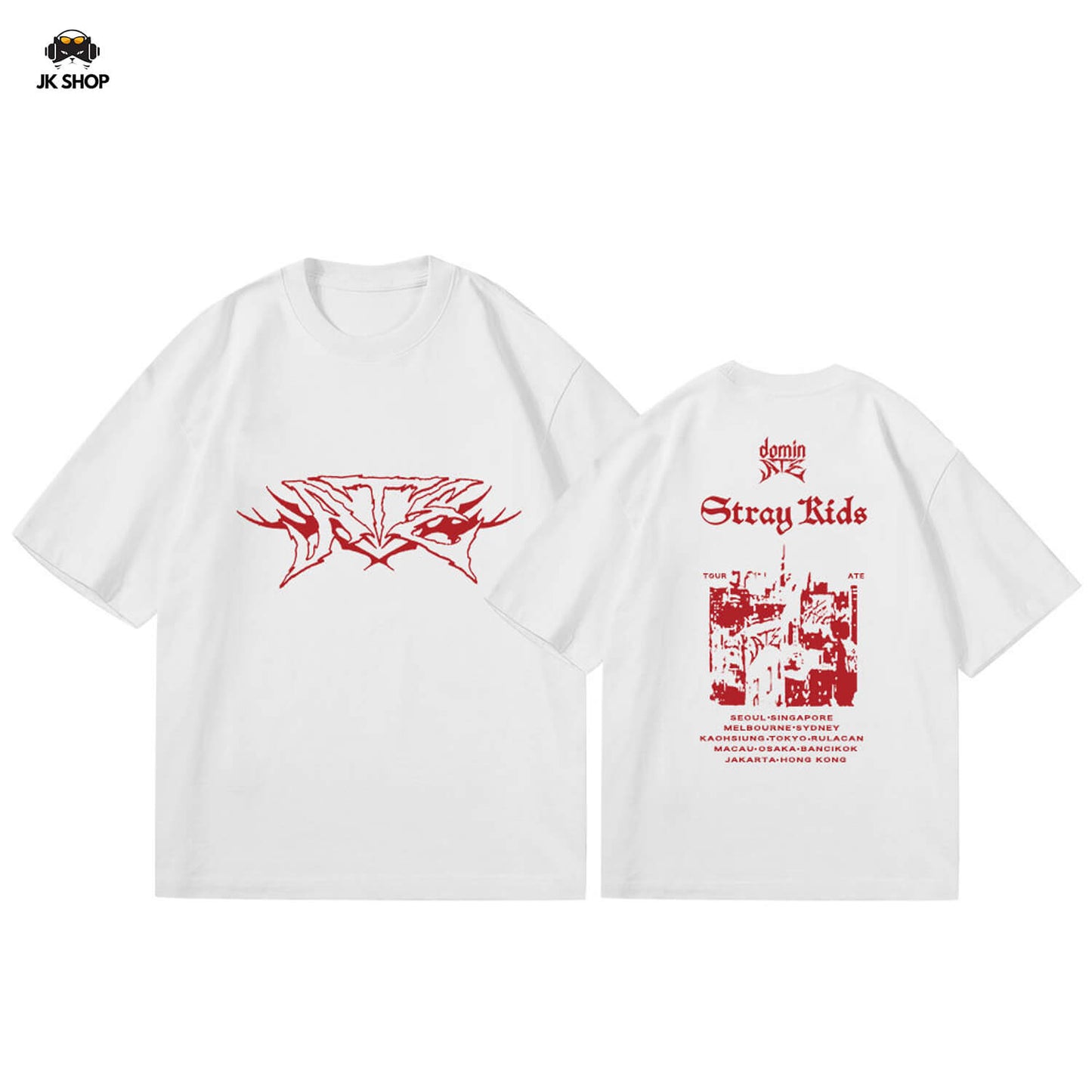 StrayKids dominATE Pure Cotton T-Shirt Collection