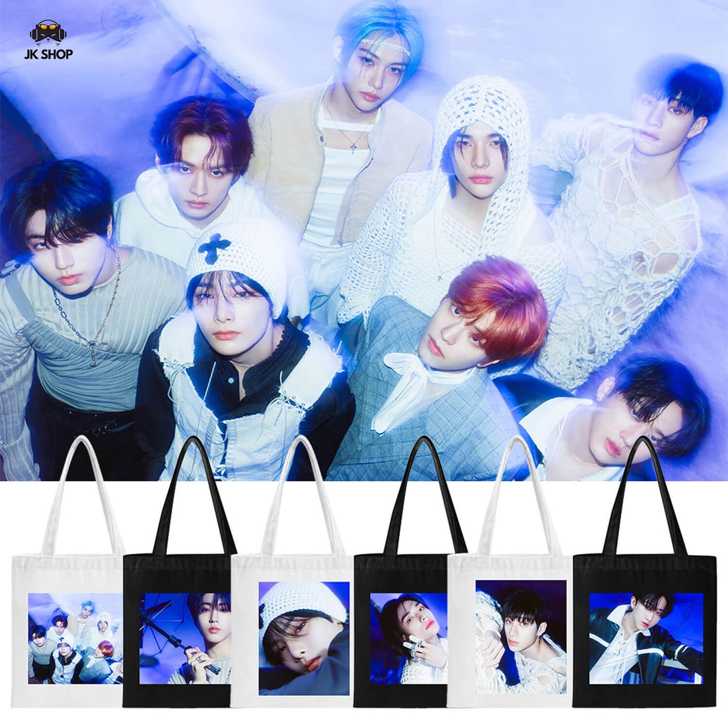 StrayKids RockStar Pics Totebag